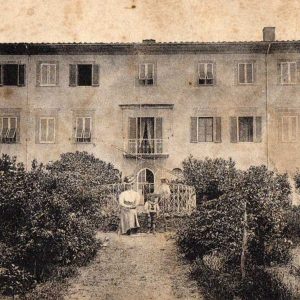 Il Castellaccio alla fine del 1800 - Vista della Villa da giardino posteriore